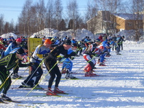 Haukipudashiihto 2013 lähtö Torpanmäeltä